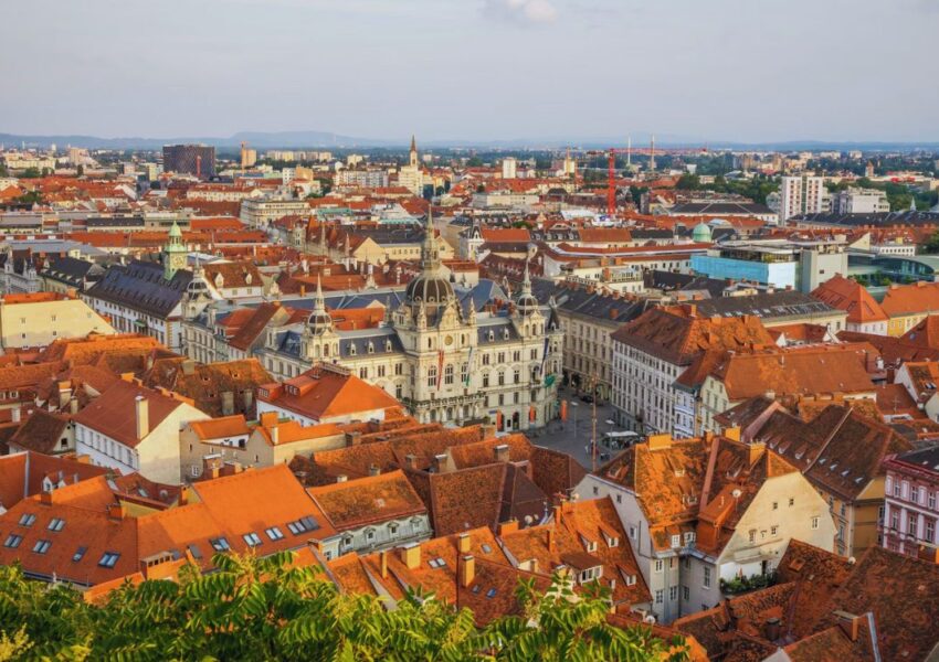Pogled na grad Graz u Austriji